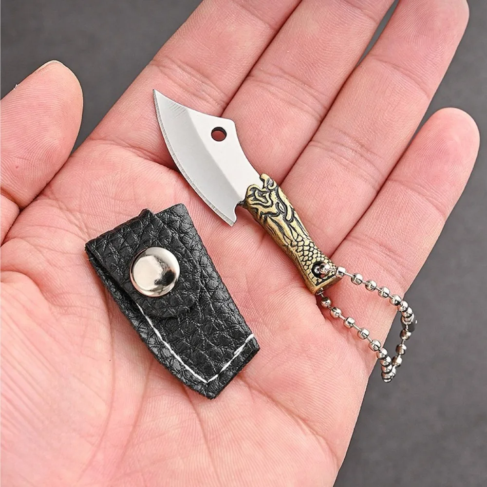 Cuchillo tipo llavero de acero inoxidable compacto para cocina y EDC - imagen 2