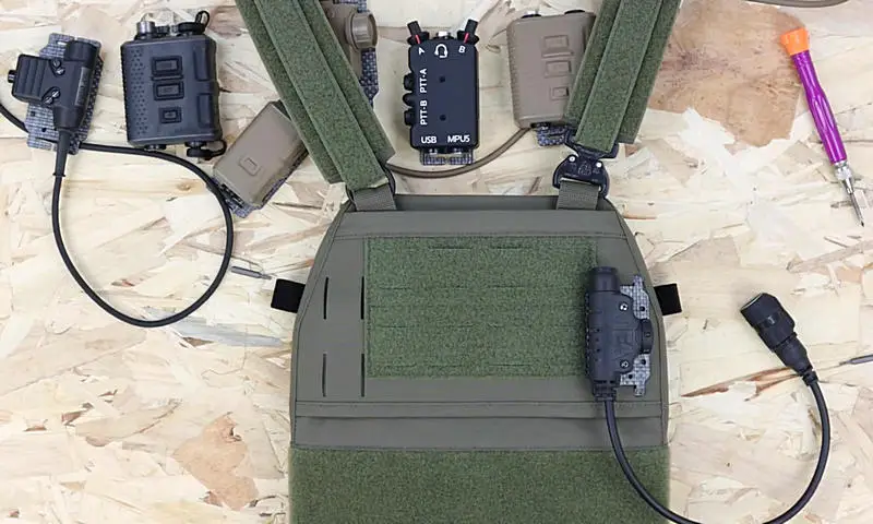 FCPC chaleco radio PTT placa fija placa Tegris walkie talkie transmisor placa adaptadora - imagen 5