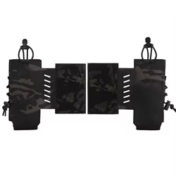 Bolsa de radio táctica AN/PRC148/152/163, almacenamiento de intercomunicador, cuerda elástica, chaleco de caza fijo, equipo de pecho, bolsa lateral