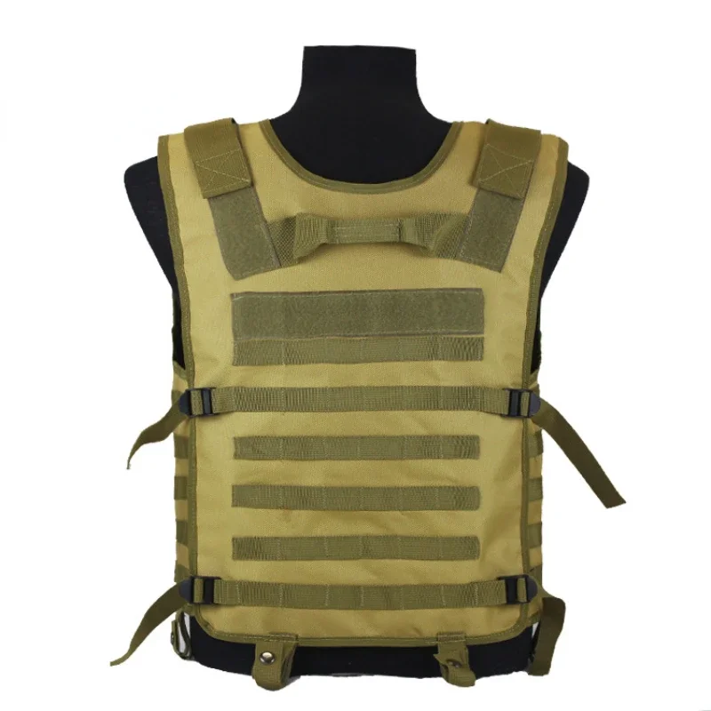 Chaleco de camuflaje táctico Molle ajustable para caza, Airsoft, campo, senderismo, portador de carga, equipo de caza al aire libre, ropa deportiva transpirable - imagen 4