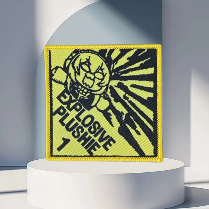 Parche de impresión frontal para niña, insignia de moral táctica de Anime, gancho y bucle, mochila, accesorio decorado, parches adhesivos para ropa - imagen 2