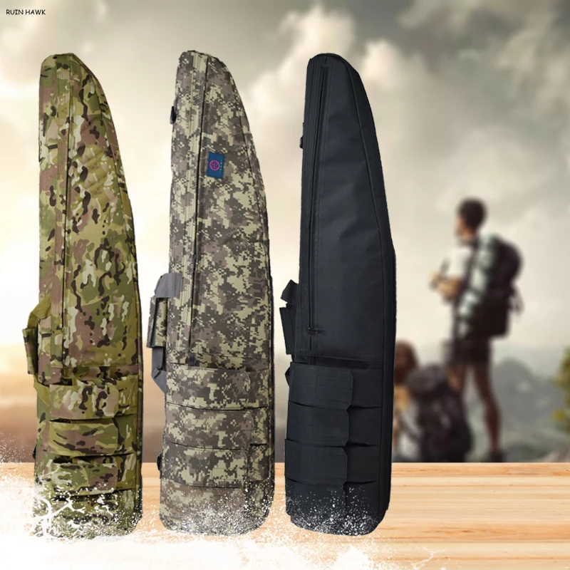 Funda táctica para rifle de nailon en color caza, bolsa hombro