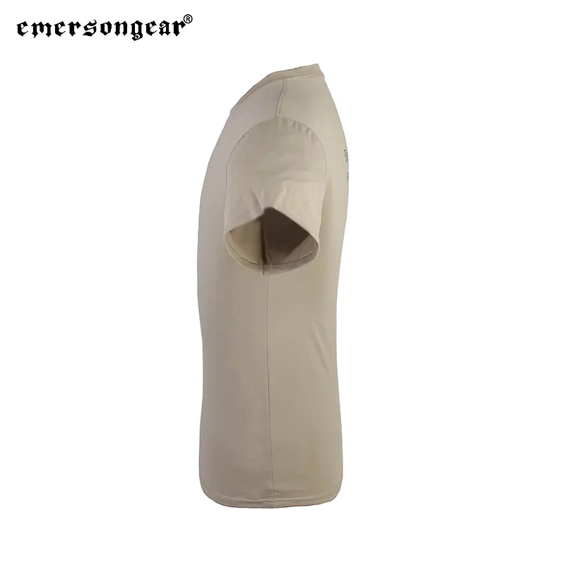 Emersongear-Camiseta táctica absorbente de sudor, camiseta absorbente tipo F, pantalones cortos, manga Milsim, deportes, caza, senderismo al aire libre - imagen 4