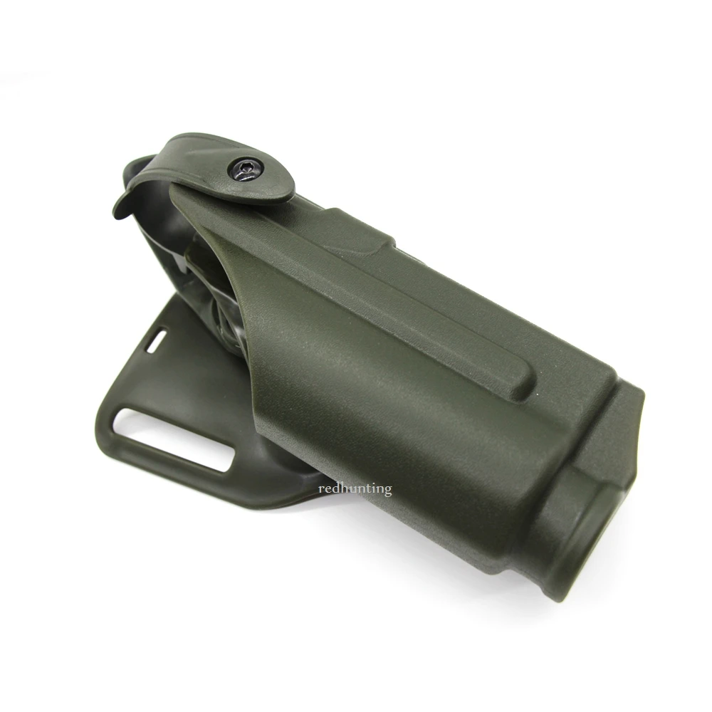 Soporte para linterna de caza, funda para pierna caída, soporte para pistola táctica para Glock 17 19, funda para funda para muslo de pistola para luz G17 X200 - imagen 4