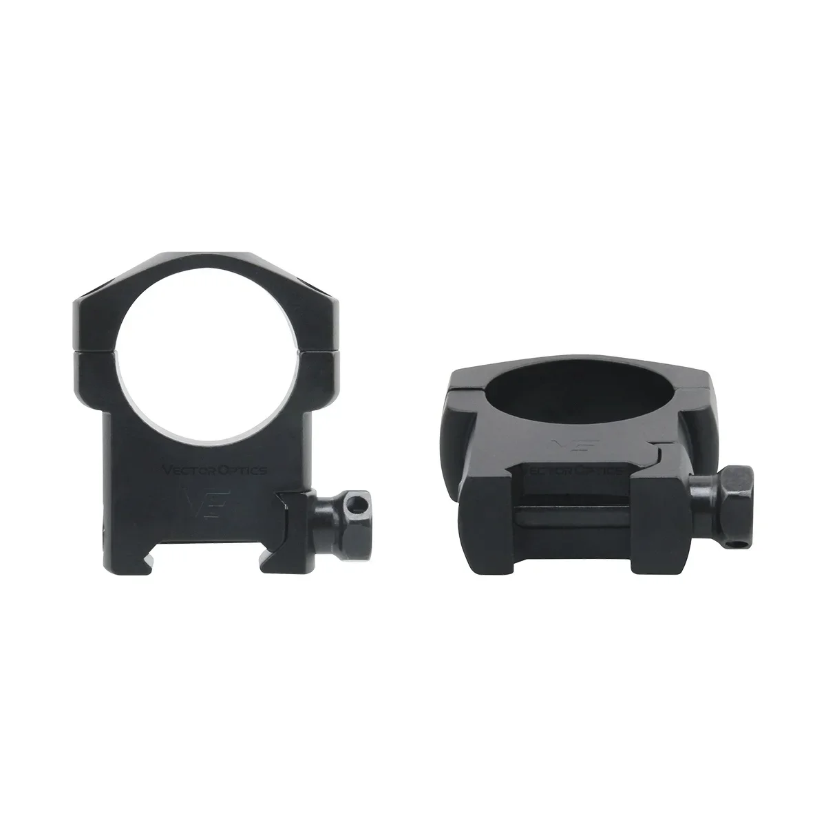 Óptica vectorial marca táctica 30mm perfil alto 31mm 1,2 pulgadas de Base Picatinny Weaver soporte de anillo de montaje 21mm negro mate - imagen 3