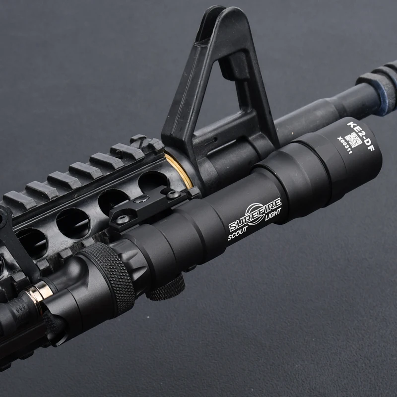 Surefir M600 M600DF 1400 lúmenes linterna táctica Airsoft de alta potencia DS07 Metal doble función tapa trasera luz LED de explorador - imagen 5