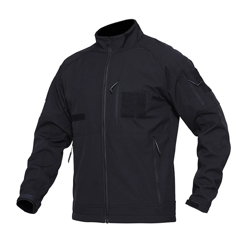 Chaqueta táctica para hombre, abrigo militar del ejército, ropa de exterior Softshell, entrenamiento al aire libre, Airsoft, ropa de trabajo con múltiples bolsillos - imagen 4