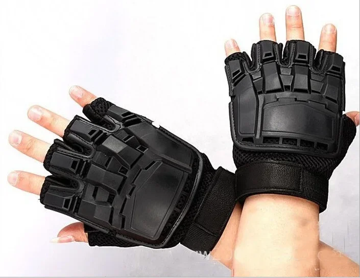 Guantes AK de entrenamiento táctico de dedo completo para deportes de caza, equipo al aire libre deformado, protección de cuero mágico, Estrella - imagen 2