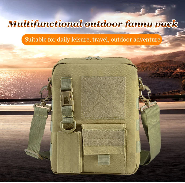 Bolsa de mensajero multifunción vista frontal
