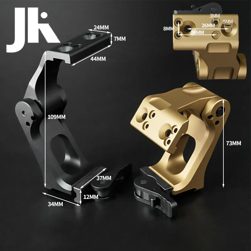 Base plegable de Metal UN de 2,91 altura, montaje óptico OMNI FAST FTC, soporte táctico G33 G43 G45, soporte de montaje de alcance, accesorios Weapo - imagen 5