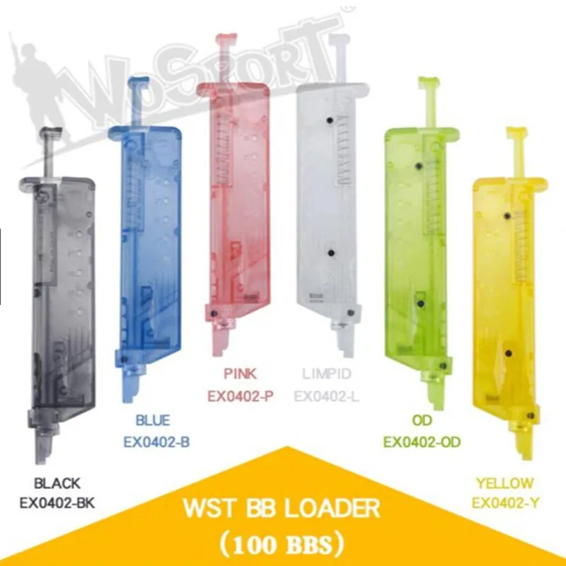 Cargador BB de velocidad rápida Airsoft, 100 rondas, Paintball CS, juego de guerra, tiro de combate, dispositivo de carga BB, accesorios de caza - imagen 4