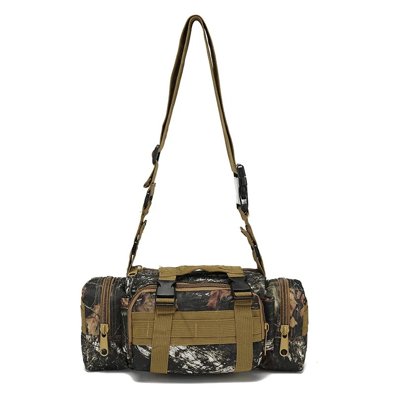 Riñonera de camuflaje biónico para caza, bolso de pecho de múltiples formas de transporte al aire libre, impermeable, para senderismo y ciclismo - imagen 2