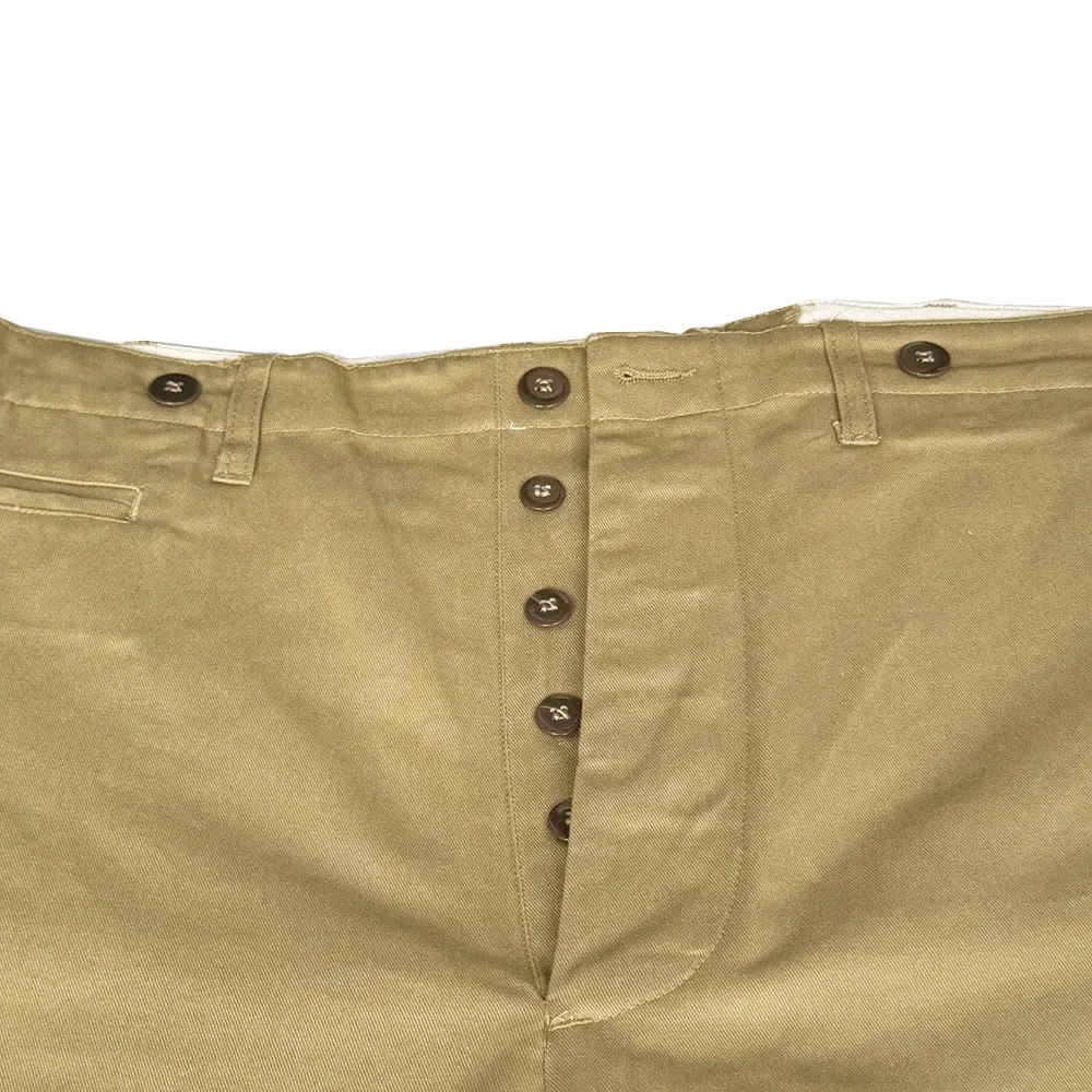 Pantalones paracaidista WW2 US M42 caqui algodón tácticos - imagen 4