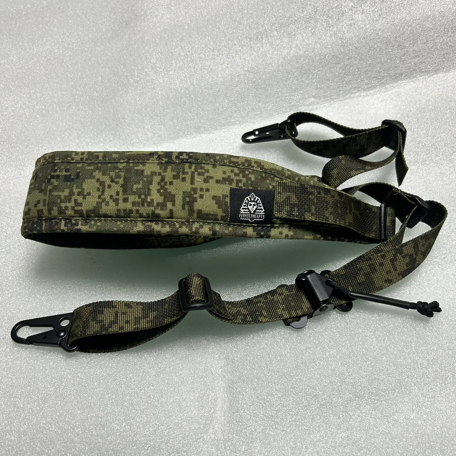 Correa táctica ajustable de liberación rápida (versión de camuflaje EMR ruso) - transporte de doble punto de nailon 500D