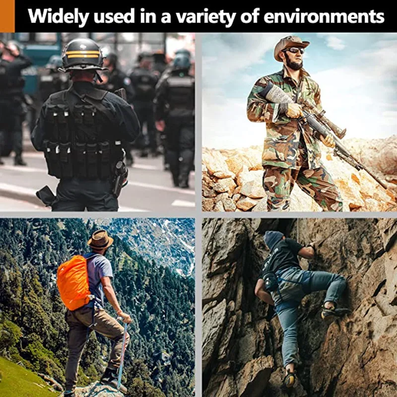 Cinturones tácticos versátiles para hombre, diseño duradero y ajustable, para caza al aire libre y entusiastas de los deportes, 2 uds. - imagen 4