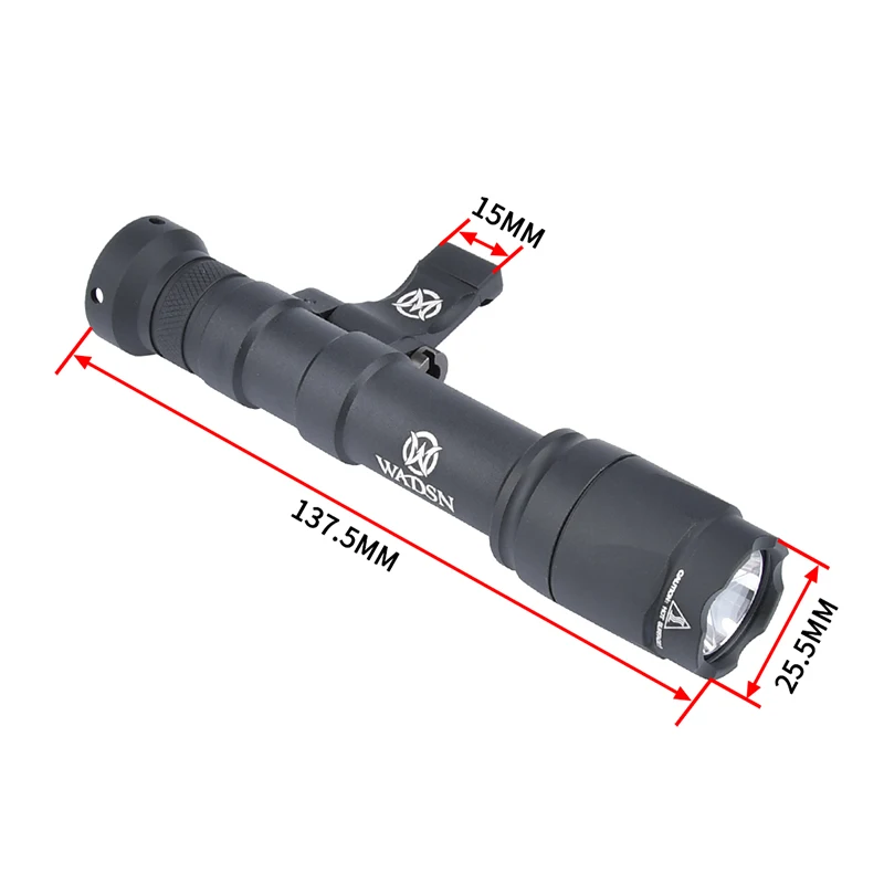 Surefir-luz de explorador táctico M640C Airsoft LED blanca, 20mm, riel Picatinny, MLOK KEYMOD, 800 lúmenes, lámpara para arma de caza, WADSN Consta - imagen 5