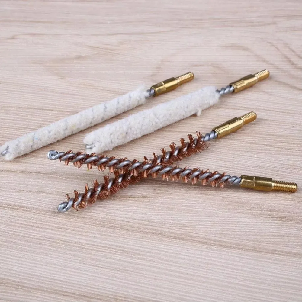 Accesorios tácticos de caza, Kit de limpieza de barril, cepillos para Rifle/pistola, pistola de aire - imagen 3