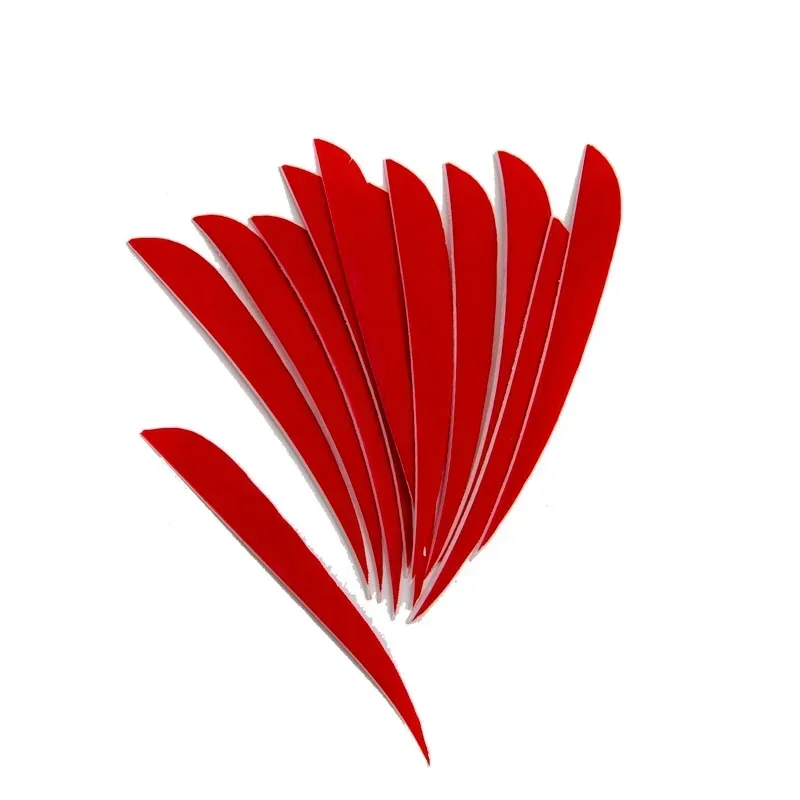 3/4/5 pulgadas flechas de tiro con arco paletas de plumas flechas de carbono arco recurvo arco compuesto tiro caza 60x - imagen 5
