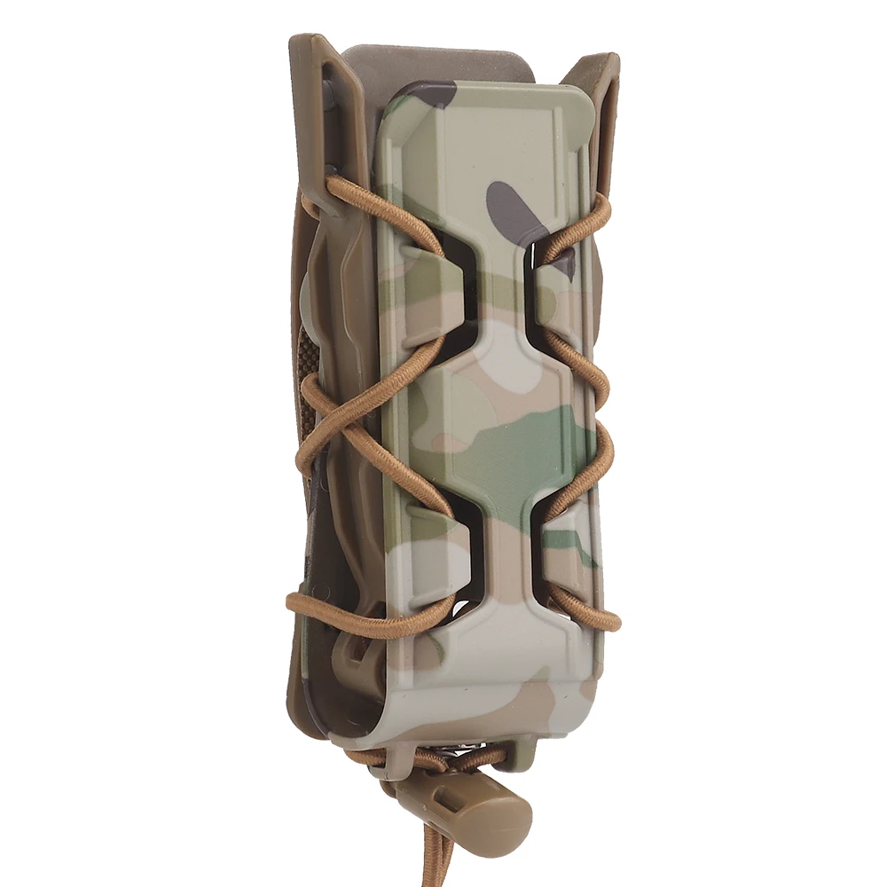 Airsoft 5,56 9mm bolsa para revistas todo terreno Molle liberación rápida AR15 Rifle pistola Mag funda funda táctica placa portadora Gear - imagen 3