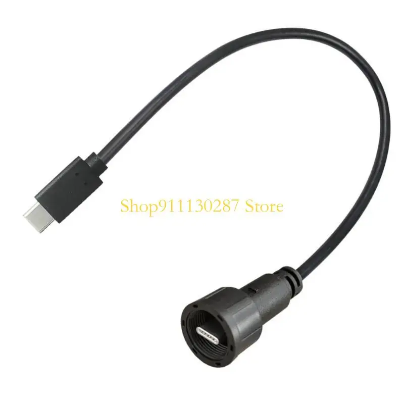 cable J1HC USB C a USB2.0/USB3.0 proporciona capacidad carga rápida con funda rosca impermeable para uso versátil - imagen 5