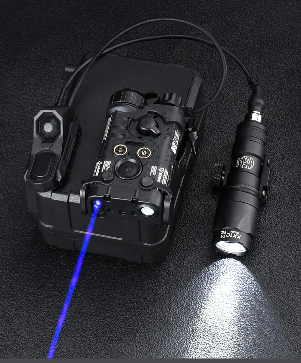 Detalle del interruptor dual AXON y indicador de carga