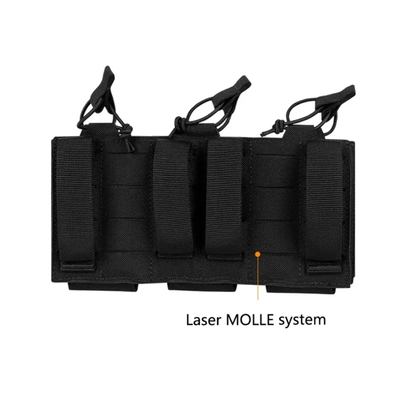 Bolsa de corte láser de tela compuesta 1000D, bolsa Triple para revistas 5,56, para bolsa AK 7,62/5,56mm M4 Ar Mag - imagen 5