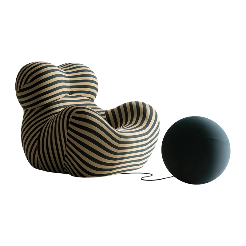 Sillón para una sola persona, diseñador italiano de lujo ligero, abrazo de madre de celebridades de Internet, sillón de hombre perezoso, sillón, - imagen 5