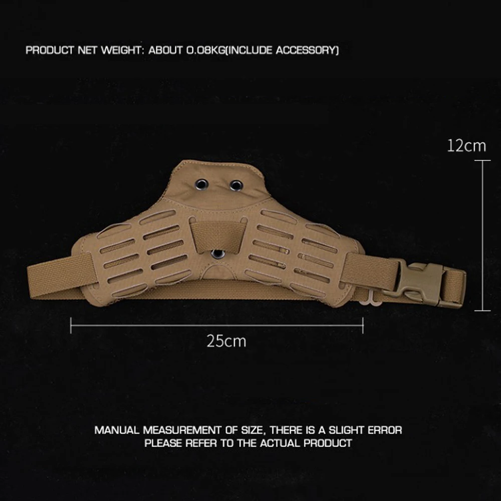 Adaptador de funda de Metal táctico combinación ARC RTI DUTY montaje lateral pierna QLS Kit caza tiro Airsoft funda Accesorios - imagen 3