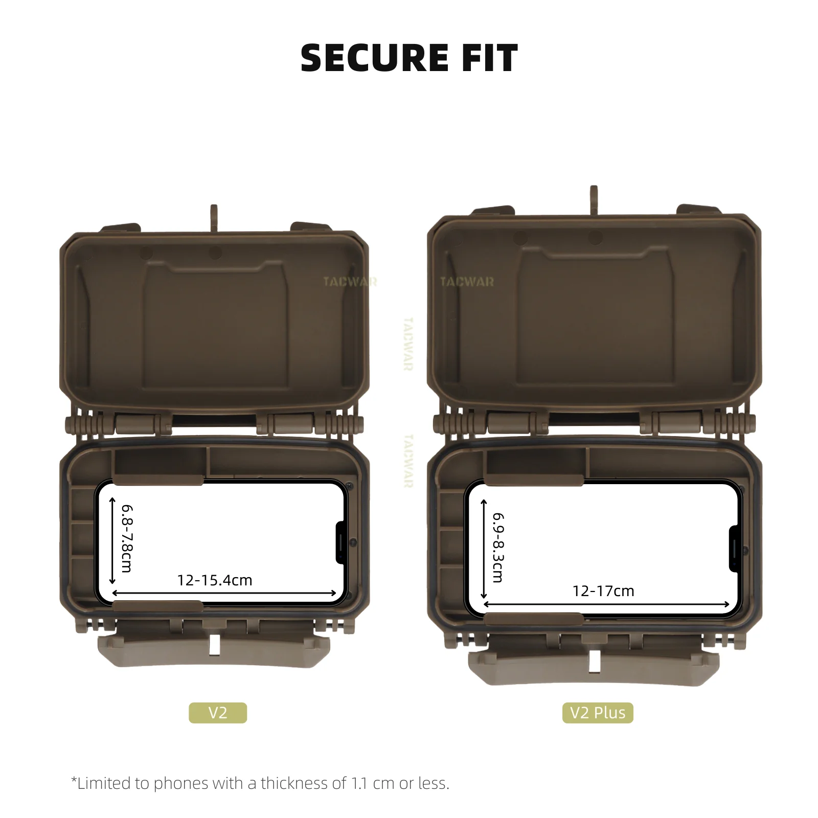 Portamóvil MOLLE V2 – Soporte Táctico para Placa y Airsoft - imagen 4