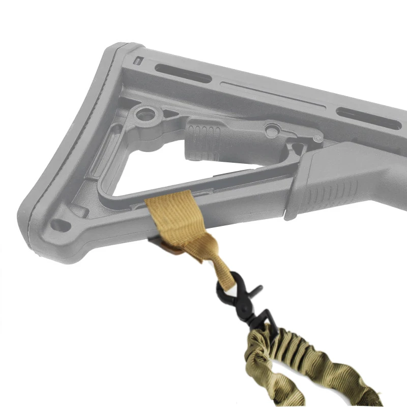 1 Uds. Adaptador de bucle de correa de montaje Buttstock, accesorio para Rifle, eslinga táctica ajustable para pistola, eslinga Airsoft - imagen 3