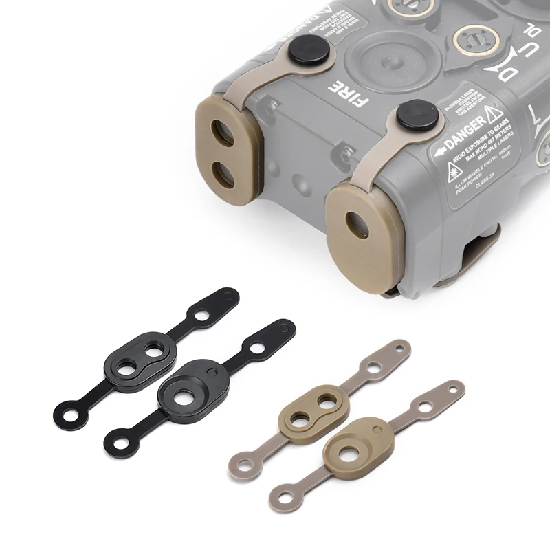 WADSN linterna táctica luz de explorador rojo/verde NGAL láser Nylon plástico NGAL cubierta protectora uso al aire libre