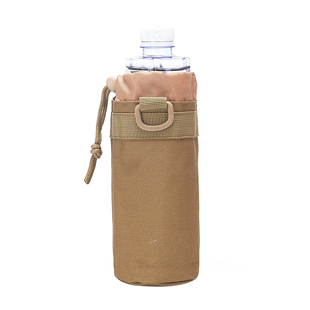 Bolsa táctica para botella de agua Airsoft 800D, bolsa de hidratación para exteriores, senderismo, Camping, Molle, accesorios de mochila de caza - imagen 2