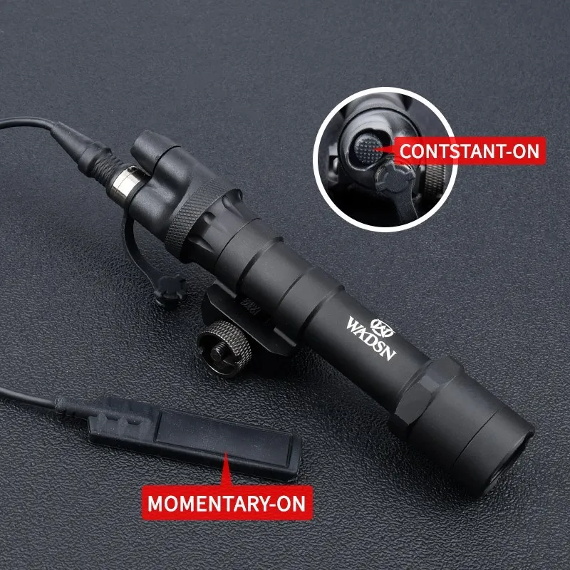 WADSN-linterna LED M600 M600B, iluminación IR Airsoft, luz de explorador de caza, foco de visión nocturna infrarroja de Metal Tactcial M600B - imagen 3