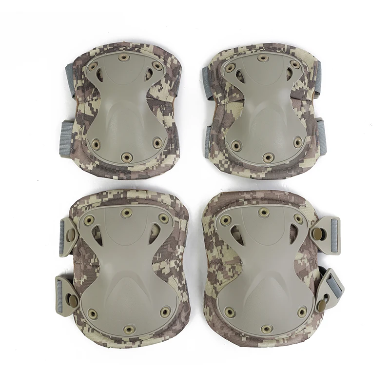 Emersongear-Juego de rodilleras protectoras táctico, equipo de combate, Airsoft, caza, Camping, senderismo, ACU - imagen 3
