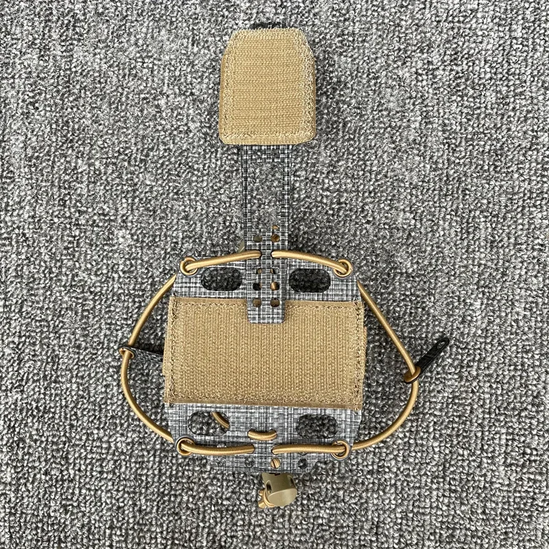 Estuche para batería de casco táctico, bolsa con marco en forma de T, bolsa para batería, bolsa adjunta para pasta de casco Airsoft, bolsa de almacenamiento de batería - imagen 4