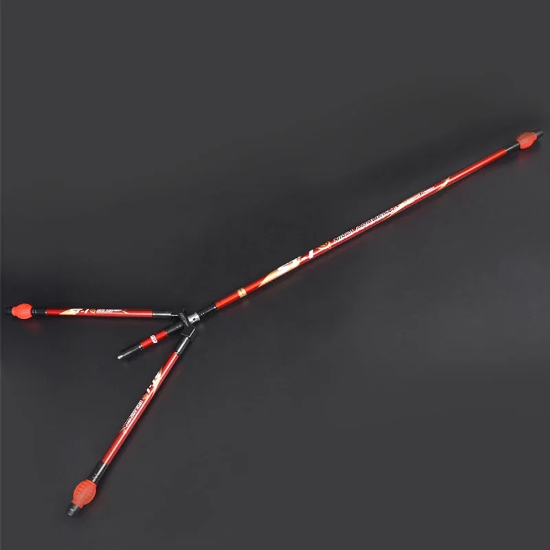 Estabilizador de carbono con varilla de equilibrio de tiro con arco de 5"/12"/30" 35 °   V-bar arco recurvo flecha tiro caza objetivo amortiguación absorción de impacto - imagen 5