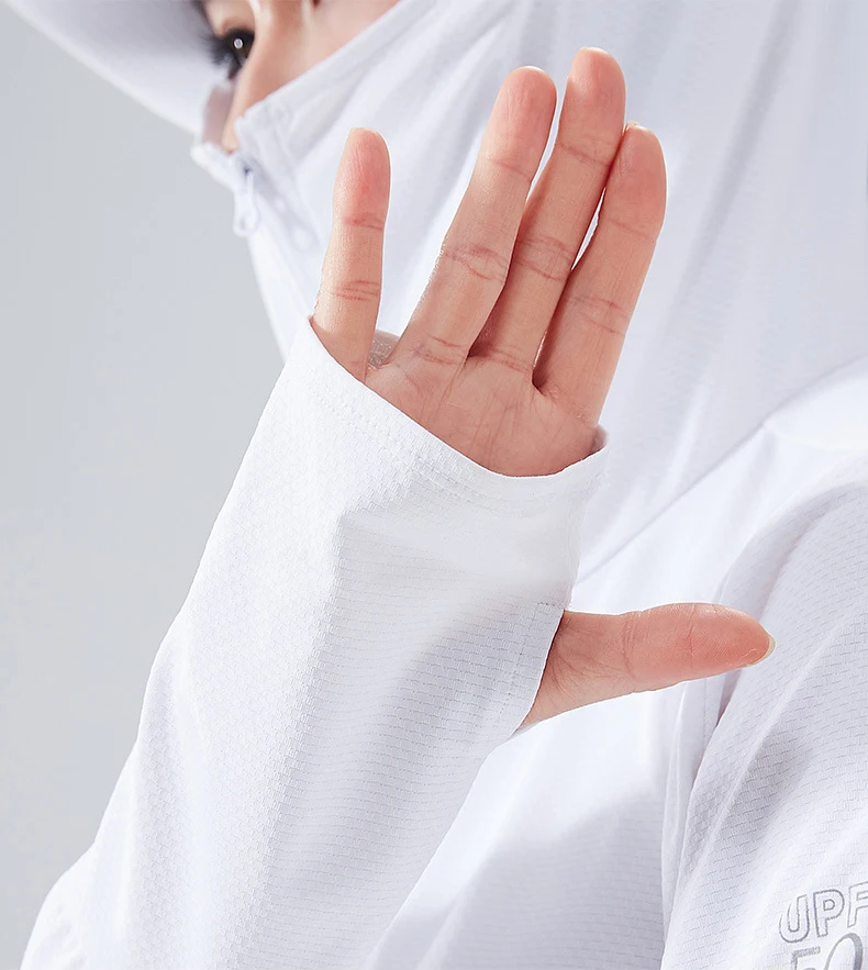 Chaqueta de senderismo Unisex para hombres y mujeres, abrigo impermeable de secado rápido, cortavientos para acampar, Trekking, pesca, lluvia, al aire libre, ropa Anti UV - imagen 3