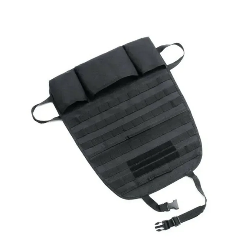 Organizador táctico para asiento trasero de coche con protección y almacenamiento más grandes, Panel Molle para vehículo, Protector de asiento de coche, bolsa de almacenamiento táctica - imagen 5