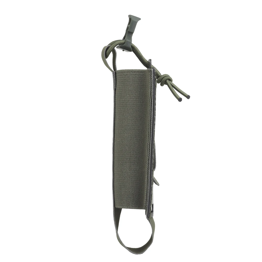 Bolsa para revistas 5,56/7,62, elástica, de liberación rápida, para caza, tiro, Airsoft Mag, bolsa con soporte, cinturón táctico Molle portátil - imagen 4