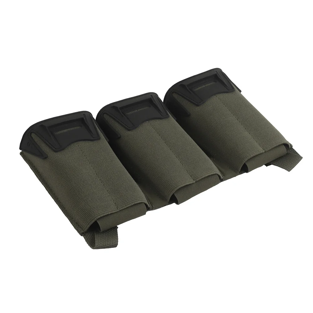 Bolsa táctica Triple Mag multicalibre para 9mm y rifle MOLLE - imagen 4