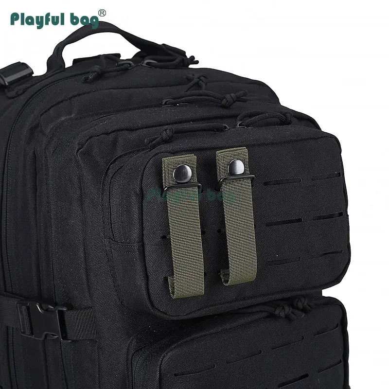 Hebilla táctica MOLLE tira correas cinta de fijación rápida multifuncional caza mochila accesorios Airsoft AQB152 - imagen 3