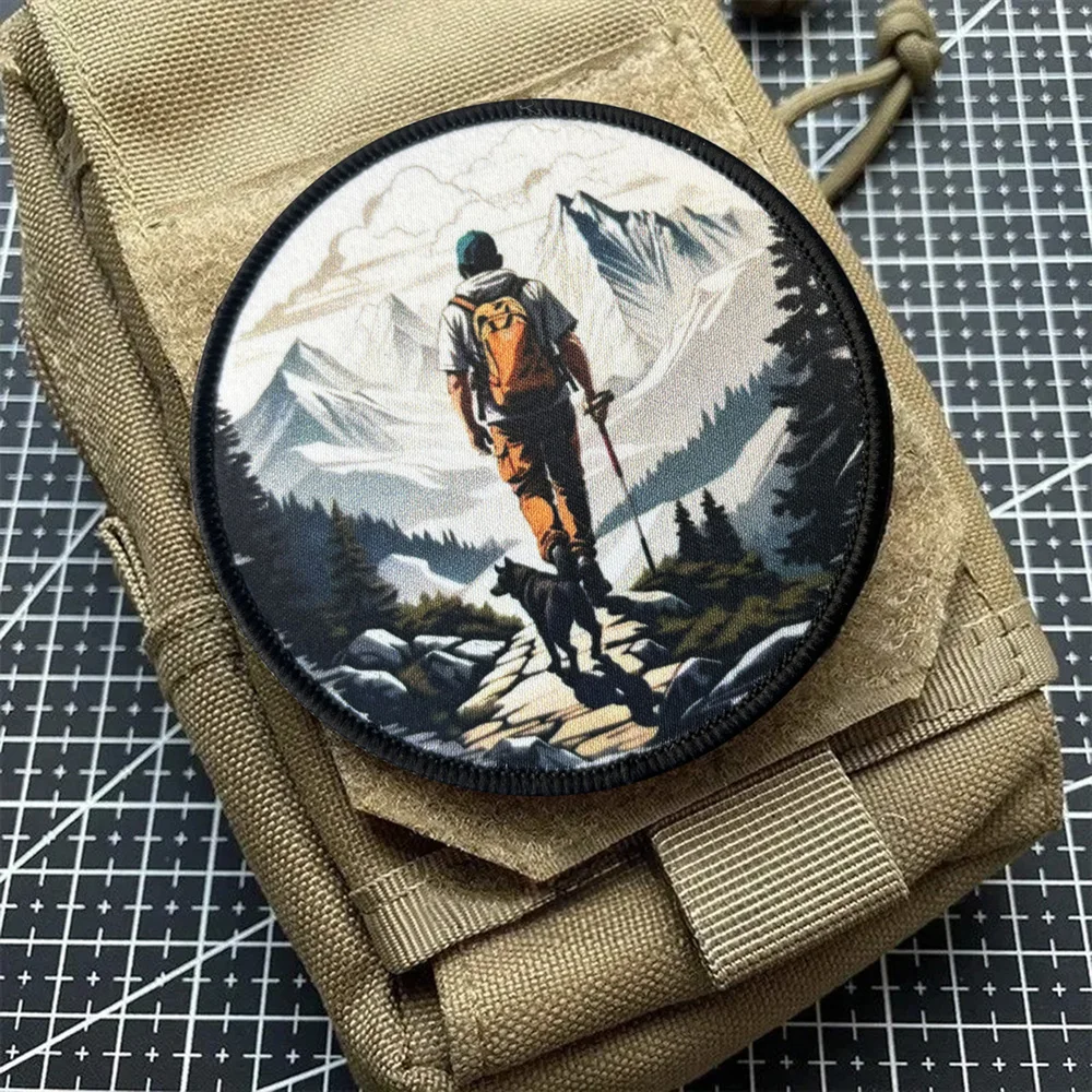 Parche táctico chevron morale con velcro para airsoft y chalecos - imagen 3