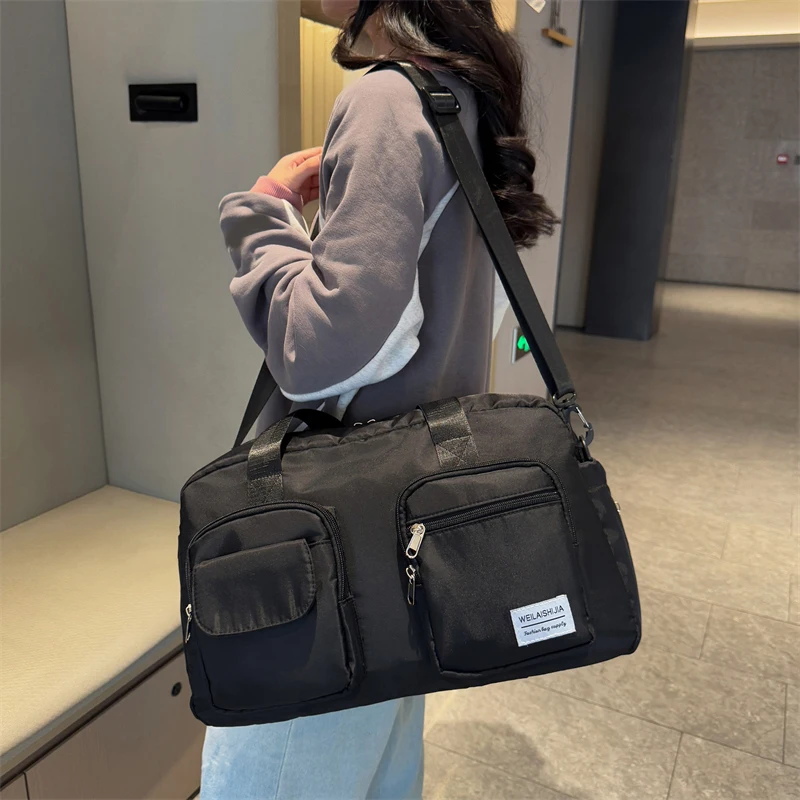 Bolsa de mano deportiva de 5cm, bolsas expandibles para gimnasio, Fitness, Yoga, viaje en seco y húmedo, bolso de mano, equipaje para senderismo al aire libre, bolso de fin de semana - imagen 3