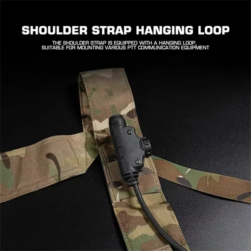 ERQYGRA chaleco táctico MK5 aparejo de pecho ropa revista bolsa Molle accesorios de Paintball equipo de tiro equipo de caza al aire libre - imagen 3