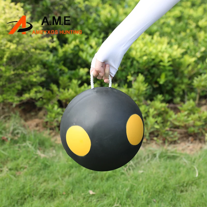 Arco esférico recurvo de 23cm para tiro con arco, Mini objetivo portátil, fácil de sacar, flechas, Material EVA