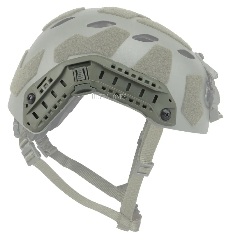 Cascos de caza, riel guía lateral, adaptador táctico rápido para casco, riel guía, juego de guerra, casco Cs, adaptadores de riel guía de arco - imagen 5