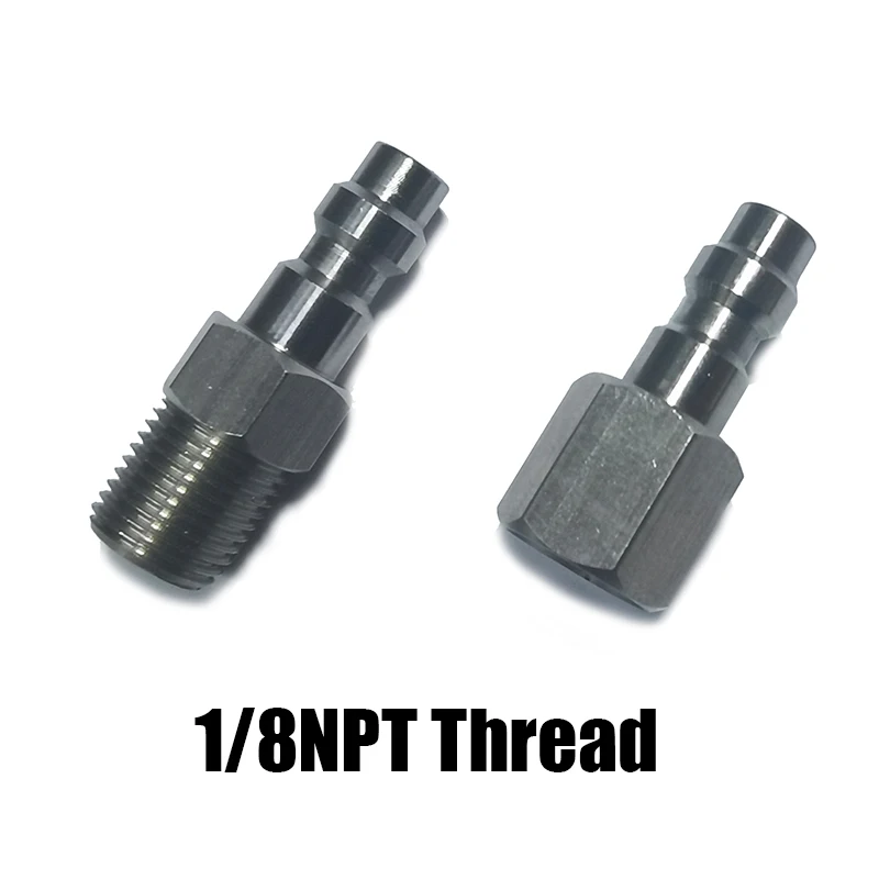 Adaptador válvulas HPA macho desconexión rápida airsoft KJW WE KSC - imagen 5