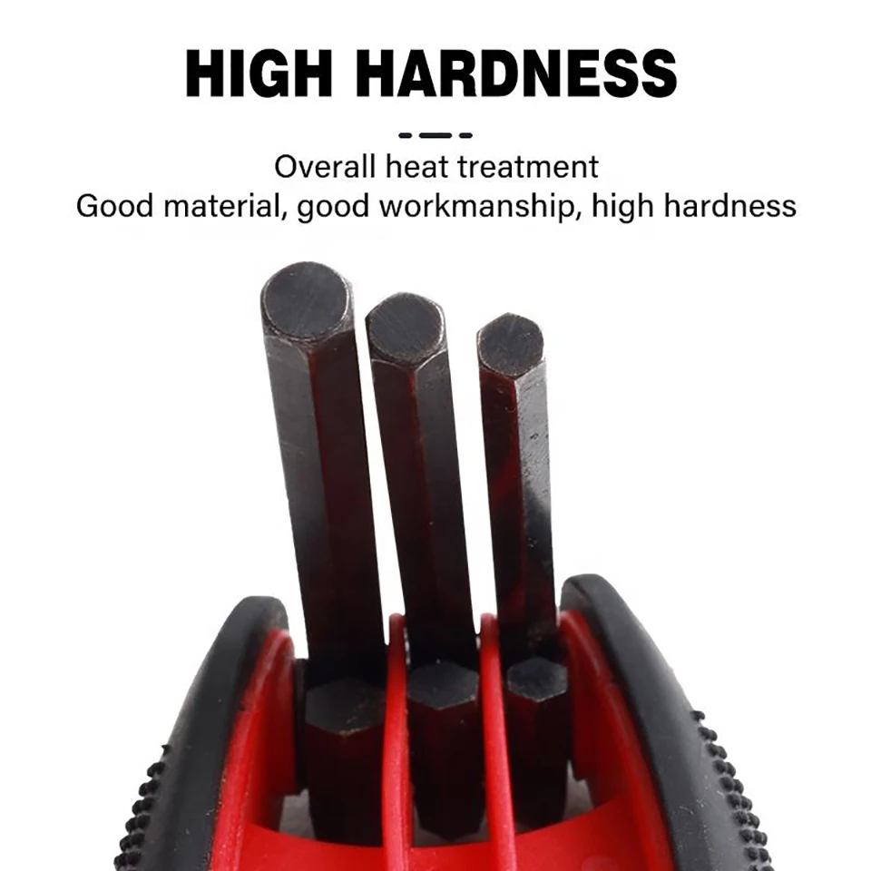 Juego de llaves multihexagonales plegables 9 en 1 para caza, combinación de llaves Allen, arco recurvo compuesto, multiherramienta, 9 unidades por juego - imagen 5