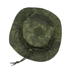 Sombreros Boonie de camuflaje para hombre y mujer, sombrero de cubo para verano, caza al aire libre, senderismo, pesca, escalada, sombreros planos de moda con bolsillo