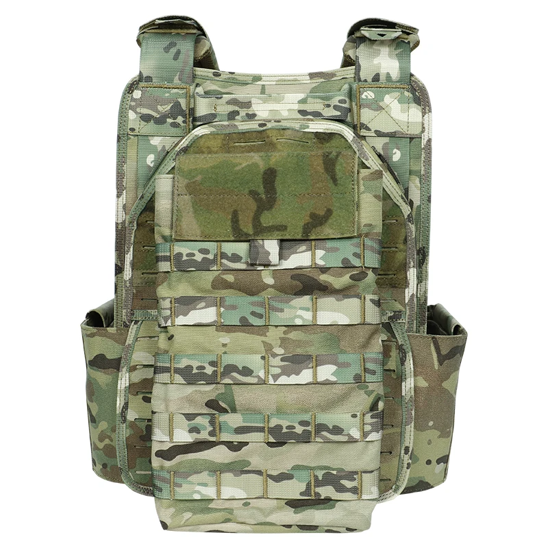 Chaleco táctico de alta calidad, peso ligero, portador de placa de combate de liberación rápida, Chaleco táctico Molle de nailon 1000D - imagen 5